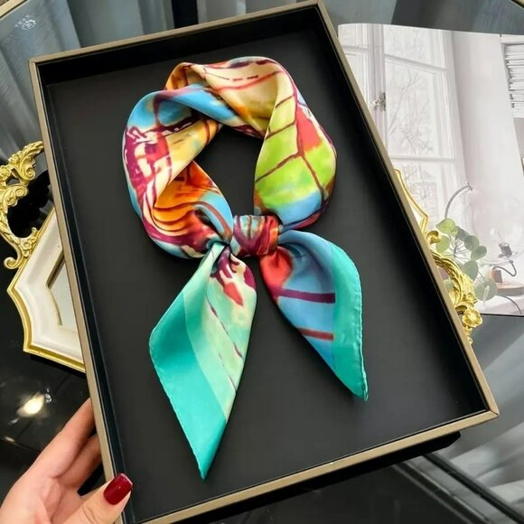 Elegant Women's Printed Square Scarf Accessories - NWT - Elegant Women's Printed Square Scarf (SKU 0237)